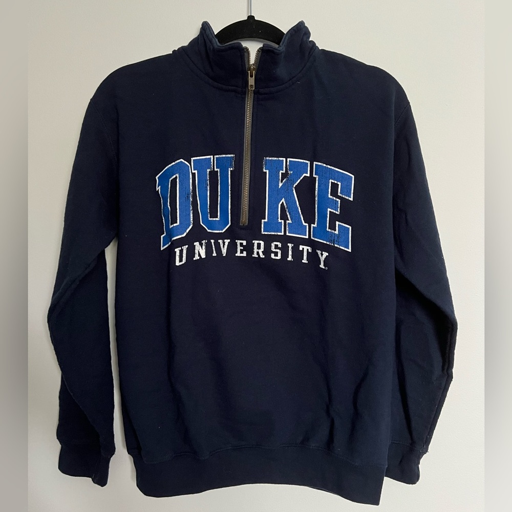 Duke University Quarter Zip Sweater